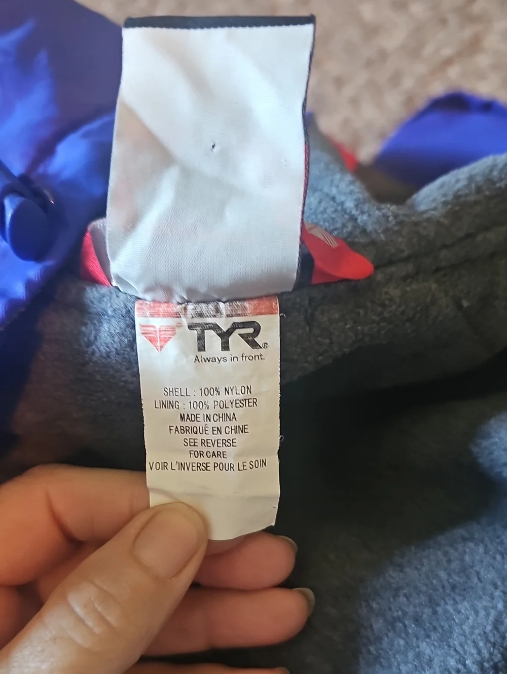 AWESOME TYR YOUTH SWIM PARKA JACKET